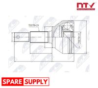 JOINT KIT, DRIVE SHAFT FOR NISSAN RENAULT NTY NPZ-NS-084