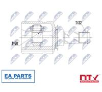 Joint Kit, drive shaft for OPEL ADAM CORSA D NTY NPW-PL-051