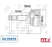 Joint Kit, drive shaft for OPEL COMBO CORSA B CORSA C MERIVA A NTY NPZ-PL-007