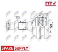 JOINT KIT, DRIVE SHAFT FOR PEUGEOT CITROËN OPEL NTY NPZ-PE-029
