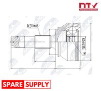 JOINT KIT, DRIVE SHAFT FOR PEUGEOT FIAT CITROËN NTY NPZ-FT-038