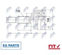 Joint Kit, drive shaft for RENAULT CLIO NTY NPZ-RE-053 fits Front Axle
