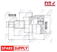 JOINT KIT, DRIVE SHAFT FOR SUZUKI FIAT NTY NPZ-SU-026