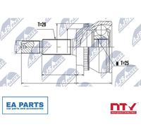 Joint Kit, drive shaft for TOYOTA NTY NPZ-TY-067 fits Front Axle, Wheel Side NEW