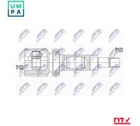 NTY NPW-FR-112 Joint kit, drive shaft