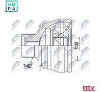 NTY NPZ-AU-057 CV joint kit