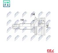 Joint Set, Drive Shaft / Outside Fits for Hyundai I10 1.2 13 I20 1.4,1.1CRDI
