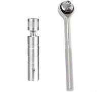 Joint Magnetic Spark Wrench, Chrome Vanadium Steel Compact And Lightweight Spark Puller Spark Removal Tools(3/8 ratchet wrench+14mm socket)