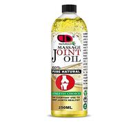 Joint Massage Oil 100% Natural Pain Relief Oil, Back Muscles Joints Circulation Exercise Relaxation Warm up and Wind Down Sports Gardening Recovery All Ages Nourish and Conditions (250ml)