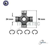 JOINT PROPSHAFT 02.34.004 FOR MERCEDES-BENZ 123 124/T-Model/Break S-CLASS T1