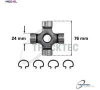 JOINT PROPSHAFT 02.34.004 FOR MERCEDES-BENZ 123 124/T-Model/Break S-CLASS T1
