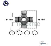 JOINT PROPSHAFT 02.34.004 FOR MERCEDES-BENZ 123 124/T-Model/Break S-CLASS T1