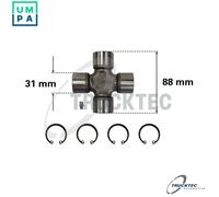 TRUCKTEC AUTOMOTIVE 02.34.012 Drive shaft coupler
