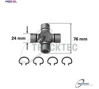 JOINT PROPSHAFT 02.34.017 FOR MERCEDES-BENZ 123/Break/T-Model T1/Van/Bus 2.3L