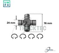 JOINT PROPSHAFT 02.34.017 FOR MERCEDES-BENZ 123/Break/T-Model T1/Van/Bus 2.3L