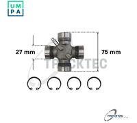 TRUCKTEC AUTOMOTIVE 02.34.041 Drive shaft coupler