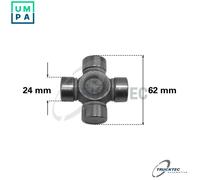 TRUCKTEC AUTOMOTIVE 08.34.111 Drive shaft coupler