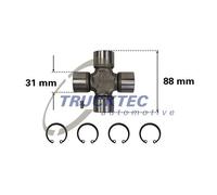 Joint, propshaft for MERCEDES-BENZ:B901,B902,B906,B903,B904 U325 31x88mm