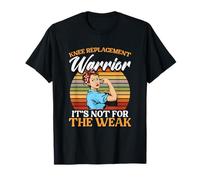 Joint Recovery Surgery Bionic Knee Replacement Warrior T-Shirt