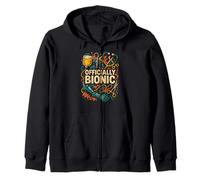 Joint Replacement Officially Bionic Mens Surgery Patient Zip Hoodie