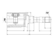 Joint set, drive shaft/ inner BMW X5 E70 06-, X6 E71 08- /right/