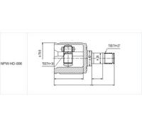 Joint Kit For Honda ORTHIA INTEGRA HR-V EDIX CR-V CIVIC CAPA