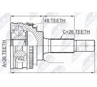 NTY NPZ-TY-003 Joint kit, drive shaft
