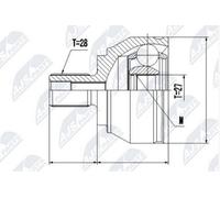 Joint Set Outside for VW Amarok 2.0BITD 2010-