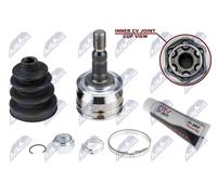NTY CV Joint Drive Shaft Set NPZ-PL-052 For Opel Front Axle Wheel Side