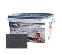 Joint-Tec 15kg - 20m² Coverage | Jointing Compound | Brush In Patio Grout For Paving Patios & Block Paving | Self Setting All Weather Application | Brush In Grout For Paving (Basalt Grey, 15kg)