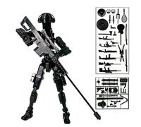 Jointed Action Figure Set - Interactive Assembly Toy Stress-Relief Model Articulated Limbs Creative Miniature Playable Ornament Educational Entertainment | Study Room Desk Hobby Craft Activity Gift