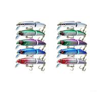 Jointed Swim Bait 7.1cm ABS Hard Lure for Pike | ABS material, 7.1cm jointed body, mimics fleeing prey, targets pike and walleye, realistic movement