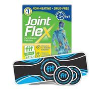 JointFlex FIT Therapy Far Infrared Patch Trial Pack, Supports Continuous Active Mobility for Muscles & Joints, up to 5 Days/Patch, Water Resistant, Non-Heating, Drug-Free-3-ct, 1 Rectangular/2 Round