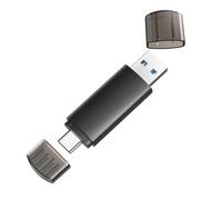 JOIOT 128GB USB C Flash Drive Dual USB 3.0 Flash Drive Type C + USB A Portable Type-C Flash Drive 2-in-1 USB-C Thumb Drive for Smartphone Tablet Computer Mac iPhone 15 Black