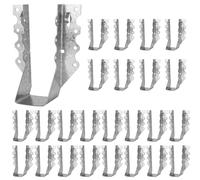 Joist Hangers 2x6 for Wood 20 Gauge Galvanized Face Mount Joist Hanger Bracket for Deck Floor Rafter Framing Ceiling - 25 Pcs