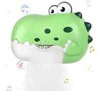JoiTale Baby Bath Toys, Rechargeable Bath Bubble Machine with 12 Music, Automatic Dinosaur Bubble Maker for Toddlers Kids, Fun Bath Toys Gift for Boys Girls