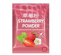 JOIYSVEN Freeze-dried Fruit Powder, Suitable for Both Cold and Hot Beverages, Versatile for Baking and Mixing. smoothie slimfast shake powder frozen berries 100g. (Strawberry flavor)