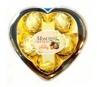 JOIYSVEN Golden Sands Ball Chocolate Filled Cocoa Crispy Rice Round Birthday Valentine's Day Halloween Christmas New Year Gift (50g)