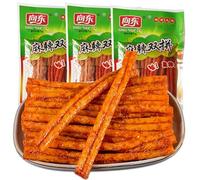 JOIYSVEN-LaTiao (132 g * 3 bags) Chinese Spicy Snack， Instant Spicy Snack, chinese snacks，asian snacks，Large packaging，Party, Latiao, Classic Hot Strips for the Office, Vegan