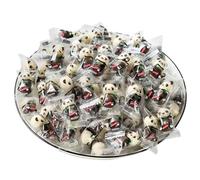 JOIYSVEN - Panda Maltesers | Crispy Filling | Mixed Dark and White Chocolate | Chocolate Candy Snacks | Individually Wrapped | 2g*50 Packs|chocolate covered espresso beans