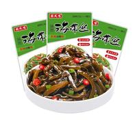 JOIYSVEN - Seaweed Salad | Seaweed Snack | Spicy Shredded Kelp | Ready-to-Eat | Snack | Refreshing & Appetizing | Great with Rice | 30g x 3 Packs