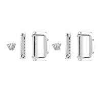 JOJEJUN 2 Set Fixed Adjustable Bridge Tailpiece for Harmony Guitar New