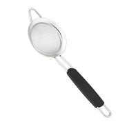 Jojeys Black Sieves and Strainers Set - Metal Sieve Stainless Steel, Fine Mesh Strainer Kitchen Sieve Fine Mesh, Sive Cooking, Flour Sieve for Baking - Rust Free Seive(8 cm)