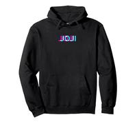 Joji Hi My Name Is First Name Tag Pullover Hoodie, Adult Unisex, Black, Medium