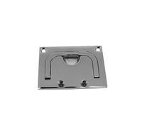 JOJIDE 1PCS Deck Slam Hatch 56 * 76mm Square Stainless Steel 316 Flush Mount Marine High Mirror Polishing Locking Latch Sliding Boat, Boat Accessories