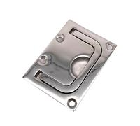 JOJIDE 2PCS Square Deck Slam Hatch 56 * 76mm Stainless Steel 316 Flush Mount Marine High Mirror Polishing Locking Latch Sliding Boat, Boat Accessories