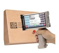 JOJIDE Handheld Inkjet Printer, 1200PDI Industrial Handheld Inkjet Printer with 6.5 Inch Touch Screen for Batch Number QR Barcode Logo Counter Text