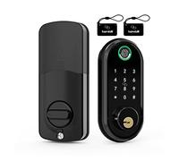 JOJIDE Smart Door Lock, Biometric Fingerprint Smart Door Lock Keyless Entry Front Door Locks Electronic Keypad Unlock For Home Office Safe(Nero)