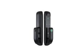 JOJIDE Smart Door Lock, Electronic Finrprint Biometric Frosted Panel Digital Smart Door Lock TUYA Or TTLock APP Password IC Card Security(147 22,TTLock (bluetooth))