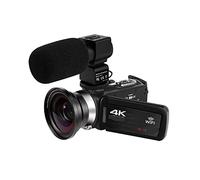 JOJIDE Video Camera, Full 4K Camcorder Professional Digital Video Cameras Live Streaming 18X Photography Vlog Recorder Ultra HD Webcam(32G SD Card,With Lens Microphone)